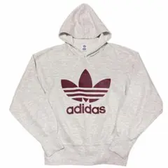 80s~90s adidas 杢グレーパーカー デサント製