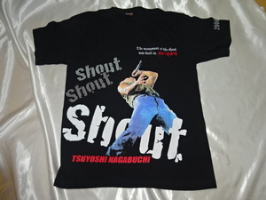 送料185円・C13■ 長渕剛　未開封 2006 shout　Tシャツ　SAKURAJIMA 桜島モニュメント