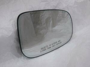 ★☆★ ジャガー純正 XJ XF XE ほか　北米仕様 ドアミラーガラス　右側　「OBJECTS IN MIRROR ARE CLOSER THAN THEY APPEAR」　★☆★