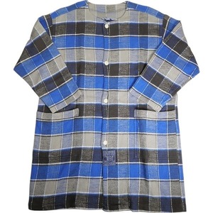 TENDERLOIN テンダーロイン FLANNEL CHECK COAT BLUE コート ジャケット 青 Size 【M】 【中古品-非常に良い】 20810230