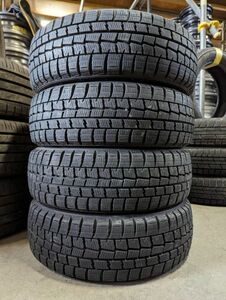 ★送料無料★ 165/55R14 2016年製 8～9分山 ダンロップ WINTERMAXX WM01 4本/中古スタッドレスタイヤ(冬タイヤ) トッポ N7299_E2