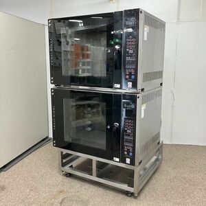 ツジキカイ ベーカリースチームコンベクションオーブン BX-5 中古 4ヶ月保証 2020年製 三相200V,×2 幅960x奥行930 厨房【無限堂大阪店】