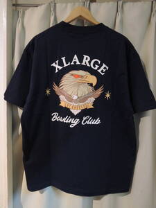 X-LARGE XLARGE エクストララージ BOWLING CLUB S/S TEE ネイビー Lサイズ 人気商品 送料￥230～ 値下げしました！