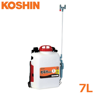 工進 噴霧器 噴霧機 電動 電池式 消毒名人 7L DK-7D 背負い式 動噴 防除 除草剤 散布器