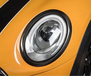 送料無料　ドライカーボン製　2014～2020年式　MINIミニ　クラブマン F54 　ヘッドライトカバー　2枚セット　