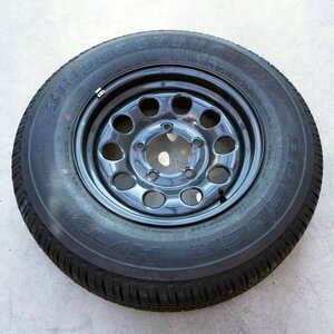 スズキ ジムニーシエラ 純正スチールホイール&タイヤセット １本 195/80R15 JB74 1