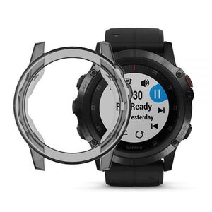 GARMIN (ガーミン）Garmin fenix 6X/6X Pro/6X Sapphire 保護ケース カバー 互換品 ソフト TPU材質 ぴったり対応（ブラック）E311