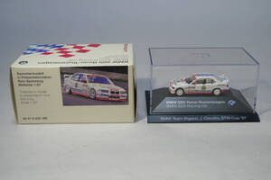 即決！BMW 320i Renn-Tourenwagen (BMW Team Bigazzi) 1/87 スケール ミニカー 1台 綺麗！ゼッケンNo 5