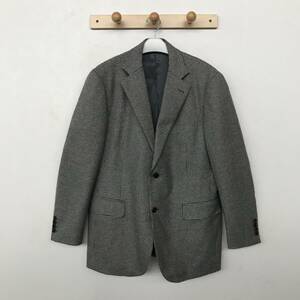 Aquascutum LONDON アクアスキュータム メンズ 千鳥柄 総裏ウールジャケット テーラードジャケット 美品 size 100AB7