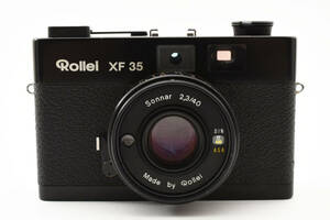 【外観美品】 ローライ Rollei XF 35 ブラック Sonnar 40mm F2.3 コンパクトカメラ 【現状品】 #1704