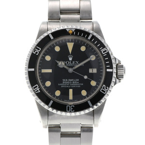 ROLEX ロレックス シードゥエラー グレートホワイト 1665 メンズ SS 腕時計 自動巻き 黒文字盤 ABランク 中古 銀蔵