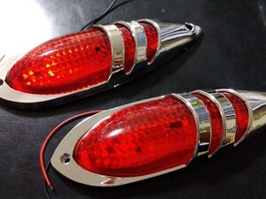 24V ナマズランプ　赤　新品　2個セット