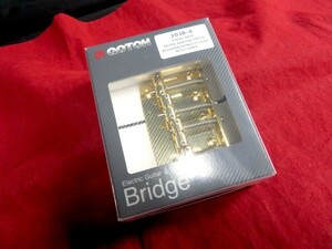 ★新品セール/最安値！★GOTOH／203B-4-GG◆国産 高品質 高精度！ ４弦 Bass用ブリッジ ゴトー G/Gold/ゴールド