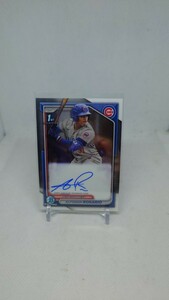 2024 Bowman Chrome Alfonsin Rosario Prospect Auto MLB CUBS 1st Year Autograph Signature