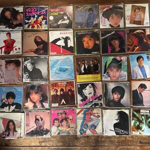 昭和歌謡曲　POPS ドーナツ　EPレコード 中森明菜　中山美穂　荻野目洋子　ALFEE 館ひろし　久保田早紀　杏里　CCB 山口百恵　桑名正博等