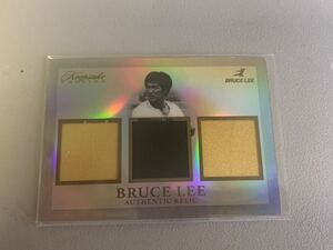 BRUCE LEE ブルース・リー 2024 KEEPSAKE Triple Patch Relic Silver 衣装 50th ANNIVERSARY トリプルメモラビリアカード 燃えよドラゴン