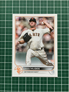 ★TOPPS MLB 2022 UPDATE #US63 JAKE MCGEE［SAN FRANCISCO GIANTS］ベースカード「BASE」★