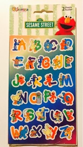 セサミストリート　ビンテージシール　2003年　2シート入り　アメリカで入手