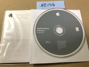 NE1316/中古品/Apple Mac Mighty Mouse SoftwareFor Mac Os x Version 1.1