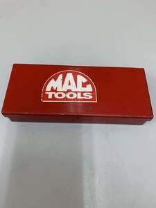 1011 マックツールズ MACTOOLS ミニ 工具箱 MAC 当時物 1/4 用 16.5cm× 7cm 深さ3cm 中古