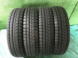 BS ブリヂストン VRX2 155/80R13 2018年製 冬タイヤ スタッドレスタイヤ 4本セット NB8-1 EM