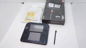 ☆新品同様☆ 2DS ブラック black nintendo 任天堂 付属品完備 純正充電器 美品 本体