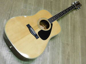 【ジャパンヴィンテージ】人気のベージュラベル期 YAMAHA FG-250D 日本製 美品/C534