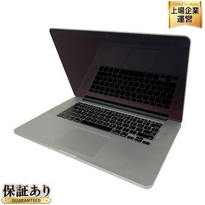 Apple MacBook Pro 2015 ノートパソコン i7 4870HQ 16GB SSD 512GB M370X Big Sur 中古 良好 T9159500