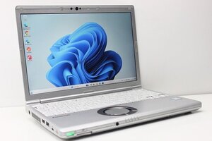 1円スタート ノートパソコン Windows11 WPS office搭載 Panasonic レッツノート CF-SV7 第8世代 Core i5 SSD256GB メモリ8GB カメラ