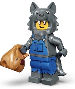 即決　新品　未使用　LEGO レゴ 71034 ミニフィグ シリーズ 23　 オオカミコスチューム 　Wolf Costumeミニフィギュア