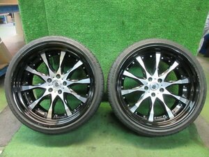 work ワーク SCHWERT シュバート 20インチ 20x9.5JJ PCD114.3 +15 5H 275/30ZR20 2本　※ 個人宅配送不可　　2024.4.19.O.8-1F　24040252