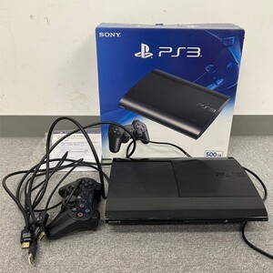 J802-CH12-894 SONY ソニー PS3 PlayStation3 CECH-4300C 500GBチャコールブラック ゲーム ※通電確認済み