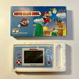 【美品】 スーパーマリオブラザーズ 箱付き 【反射板・偏光板交換済】 GAME WATCH Nintendo