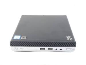 S70122201 HP ProDesk 400 G4 DM (Japan) ※core i5 8th搭載可能 1点【通電OK、複数出品】