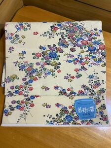 新品！　自由帯　作り帯 ★付け帯 浴衣帯 花柄