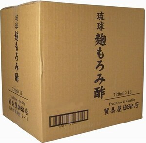 12本　琉球 麹もろみ酢 720mL　沖縄の発酵クエン酸、アミノ酸飲料です。18種類のアミノ酸などが豊富に含まれてます。健康維持に・・。