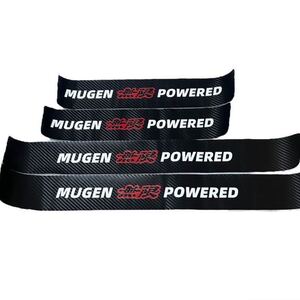 ★4枚セット★ 無限 MUGEN POWERD パワー ドア フット プロテクター カーボン アコード レジェンド アキュラ スカッフ プレート