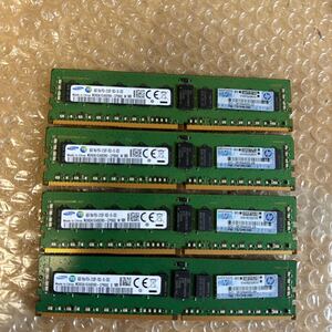 (95T)★SAMSUNG 8GB DDR4メモリ / 1Rx4 PC4-2133P-RC0-10-DC0 4枚セット