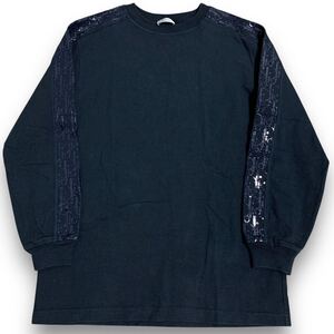 極美品 クリスチャンディオール 【近年モデル】 Dior Homme ロンT Tシャツ カットソー トップス オブリーク トロッター メンズ サイズS