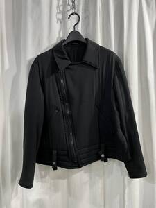 2002AW yohji yamamoto femme シルク ライダースジャケット（FM-J26-406）