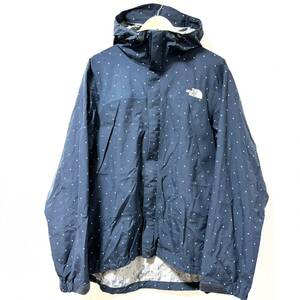 大人気アウトドアブランド！【THE NORTH FACE】ザノースフェイス マウンテンパーカー 紺 ドット 柄 ロゴ トレッキング メンズ/Y15148SS