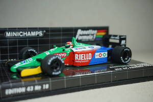 1/43 ピケ フェニックス 4位 MINICHAMPS BENETTON B189B Ford #20 Piquet 1990 USA GP ベネトン フォード HB B189 B アメリカ Phoenix 4th