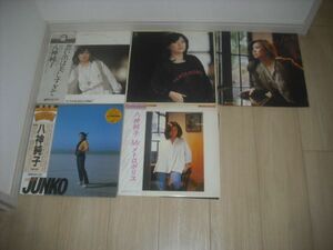 八神純子のレコードLP5枚セット/歌詞付/