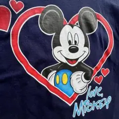 ミッキーマウスLOVE Mickey オールド 80s 90sフルーツタグ