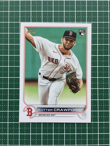 ★TOPPS MLB 2022 SERIES 2 #645 KUTTER CRAWFORD［BOSTON RED SOX］ベースカード「BASE」ルーキー「RC」★