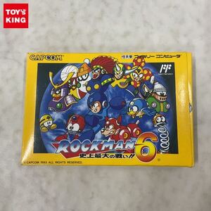 1円〜 FC ファミリーコンピュータ ロックマン6 史上最大の戦い!!