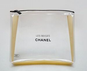 101ch 新品未使用本物　シャネル CHANEL　「 LE BEIGES」 非売品クリアポーチ