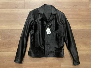 レア Rags McGREGOR 4 BUTTONS LEATHER JACKET ハラコ 毛皮 レザー ジャケット ラグスマックレガー minedenim 野口強