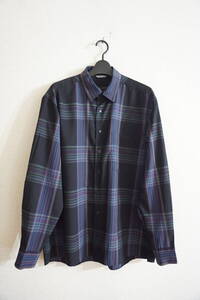 AURALEE 2019AW SUPER LIGHT WOOL CHECK SHIRTS スーパーライトウール チェックシャツ 3