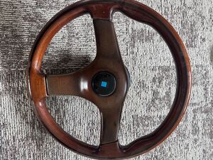 ナルディ ステアリング NARDI ウッドステアリング 旧車 当時物 ハンドル　ウッドハンドル 現状品